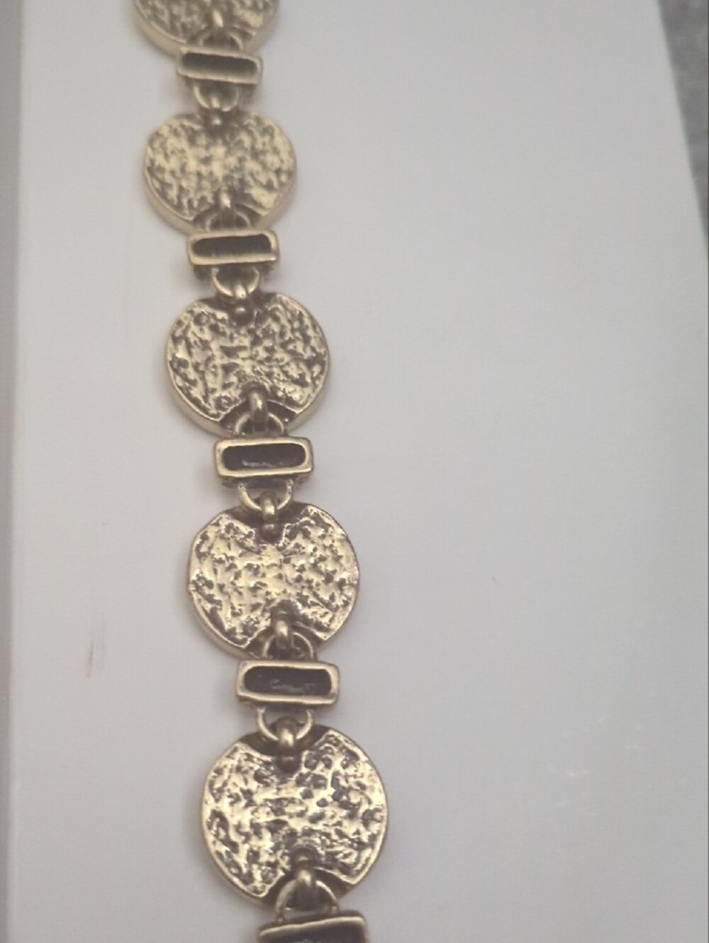 Two-Tone Coin Link Bracelet - Gold and Silver Women’s Jewelry - Picture 6 of 6